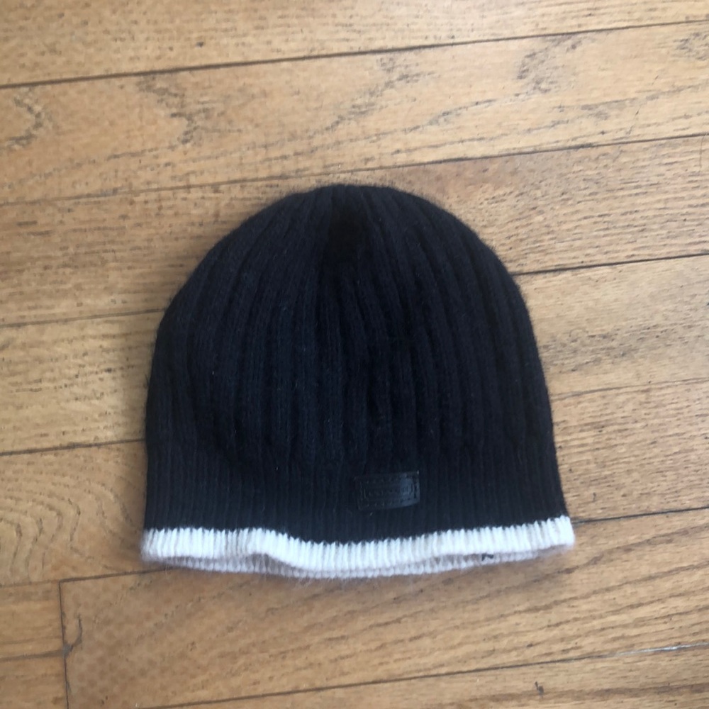 Coach Black Beanie